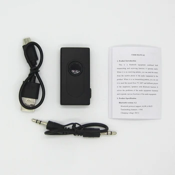3,5 mm AUX Pesa Stereo Heli Muusika Adapter Wireless Bluetoothi A2DP-V4 Saatja-Vastuvõtja Liides TV jaoks PC Auto Kõlar Telefoni