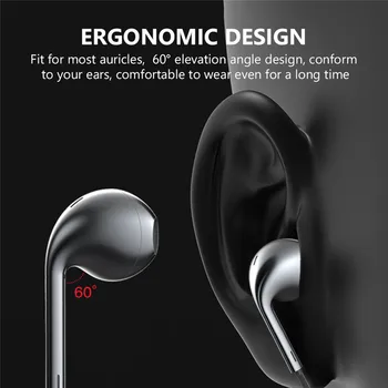 3,5 mm In-ear Mobile Juhtmega Kõrvaklappide Bass Stereo Earbuds Sport Kõrvaklapid Muusika Kõrvaklapid Mikrofoniga