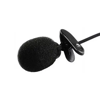 3.5 mm Mini Clip-Rinnamikrofon Lavalier Kondensaator Mikrofon 1.2 m Kõrvaklappide Väljund Jack, Isotroopne Jahuti Mic Telefon