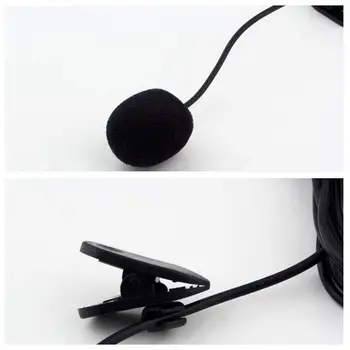 3.5 mm Mini Clip-Rinnamikrofon Lavalier Kondensaator Mikrofon 1.2 m Kõrvaklappide Väljund Jack, Isotroopne Jahuti Mic Telefon