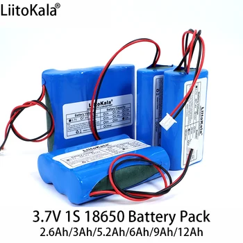 3.7 V 18650 Li-ion Aku Pack1S 2600/3000/ 5200/6000/9000/12000mAh Kalapüügi LED Valgus Bluetooth Kõlar 4.2 V Erakorralise patareid