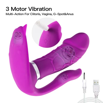 3 In 1 Kütte Vibraatorid Naistele G Spot Kliitori Stimulaator puldiga Vibratior Masturbator Kantavad Vibraator Sex Mänguasjad