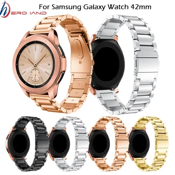 3 Osuti Roostevabast Terasest Watchband 20mm Samsung Galaxy Vaadata 42mm Rose Gold Metal Rihm Bänd Samsung S2 Käik