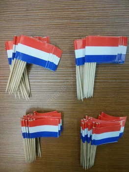 300Pcs Pack Holland Hambaork Lipud Holland Toidu Korjab Kook korjab Cupcake Puu Kokteil Pulgad hollandi Lipu Hambaork