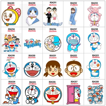 30pcs/palju Doraemon cartoon Planaarne Vaigud DIY Teenetemärgi Käsitöö R04289 R0429 R0430