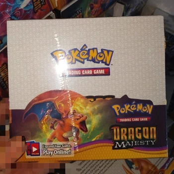 324Pcs Album Pokemon Kaardid Sun & Moon Dragon Majesteet Booster Box elaniku Kohta Laekuva Trading Card Game kingitus Kids Mänguasi 160684