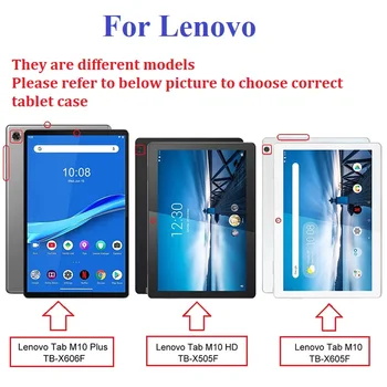 360 Kraadi Pöörlevad puhul Lenovo Tab M10 FHD Pluss TB-X606F X606X 2020 10.3 Smart Cover Funda Tablett Seista Kest Pliiats