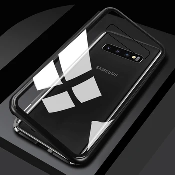 360 Magnet Adsorptsiooni Telefon Juhtudel Samsung Galaxy S10 Lite S8 S9 Plus S7 Serv A6 A7 A8 A9 J4 J6 J8 2018 A10 A30 A50 M10 M20