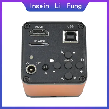 38MP 2K 1080P USB-HDMI-Sünkroonne Väljund Tööstuse Elektroonilise Mikroskoobi Kaamera C-Mount TF Kaardi Ladustamise Pilt, Video Diktofon