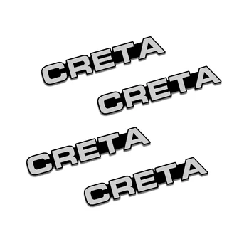 3D Auto stereo Kõlar alumiiniumist embleem logo Kleebise jaoks hyundai Creta Tucson Autode Lisavarustus Stiil 11200