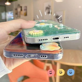 3D Cute Cartoon Case For iPhone 12 11 Pro Max SE 2020 XR 8 7 Pluss X XS Juhul, Räni, Telefon Kaitseraua eest iPhone12 Hõlmab Fundas Juhul