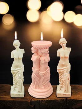3D Jumalanna Venus Hallituse Seep Silikoonist Vormi Kips Tegemise Vahend, Küünal Aroom Šokolaadi Hallitus Teha Tarvikud DIY Crafts