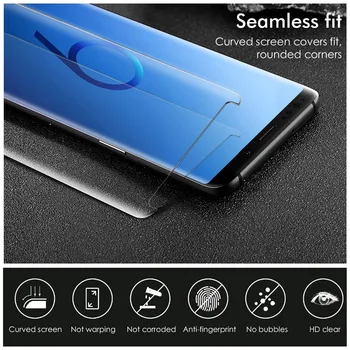 3D Kaardus Karastatud Klaasist SAMSUNG Galaxy S7 Serv S8 S9 10 Pluss Lisa 8 9 10 Pro Täielikult Katta Screen Protector A12 A32 A52 A72