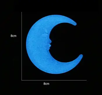 3D-Moon Energia Salvestamise Päevavalgus Kuma Pimedas elutoas Lapsed Toas Seina Decal Helendav Seina Kleebised Kodu Kaunistamiseks
