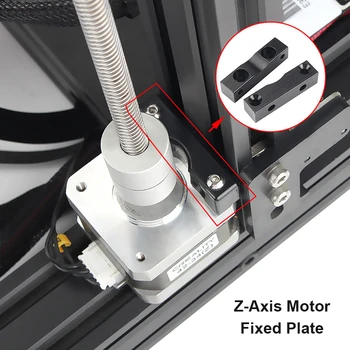 3D-Printer Upgrade Osad Z-Telje Stepper Motor Mount Plokk Alumiinium-Oksiid jaoks Ender 3/ Ender 3 Pro/CR-10 Seeria Upgrade Kit