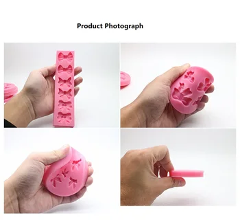 3D Vibud Silikoon Fondant Hallituse Sugarcraft Hallituse Šokolaadi Bowknot Candy Hallituse Kook Dekoreerimiseks Vahendid DIY silikoon õliga