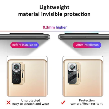 3TK Kaamera Ekraani Kaitse Glsss Jaoks Xiaomi Redmi Lisa 10 8 7 K40 9 Pro MAX Mi 11 Karastatud Klaas Poco F3 M3 X3 Pro Film
