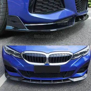 3TK Stiilis G20 Auto esistange Lip Spoiler Splitter Difuusor Eemaldatav Body Kit Kate Guard BMW 3 Seeria 325l 2019 2020