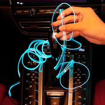 3m auto interjööri aksessuaarid atmosfääri lamp LED külm valgus line Jaguar XF XJ XJS XK S-TÜÜPI X-TÜÜPI XJ8 XJL XJ6 XKR XK8 XJS X3