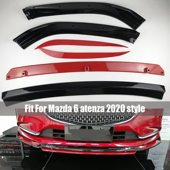 3tk esistange Difuusor, Spoiler Lip Jaoks Mazda 6 Atenza 2020 esistange Splitter Huule Kate Sisekujundus