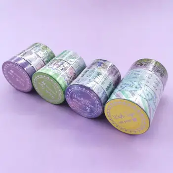 3tk/set Lavendel Lõhn Washi Lindi Komplekt Funktsionaalne Materjal maalriteip Kooli Tarnijate Kirjatarvete Kevin&sasa Käsitöö