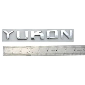 3x Chrome Yukon Poritiiva Serva Taga Pagasiruumi Tagaluugi Embleemi jaoks GMC YUKON