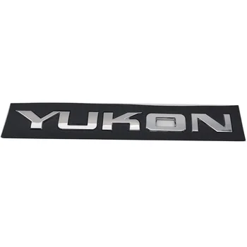 3x Chrome Yukon Poritiiva Serva Taga Pagasiruumi Tagaluugi Embleemi jaoks GMC YUKON
