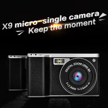 4.0 Tolline 1080P HD 24MP Digitaalne Kaamera, Puutetundlik Ekraan, 8X Digitaalne Suum, Puutetundlik LCD Videokaamera lainurk-Objektiiv Kaamera Foto