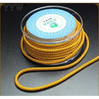4.2 m/Palju 3,5 mm tamiili Silk Lõnga Käevõru Punutud Nöör DIY Tutid Profileerimine Ehted Tegemise Hiina Sõlm Makramee pikendusjuhet
