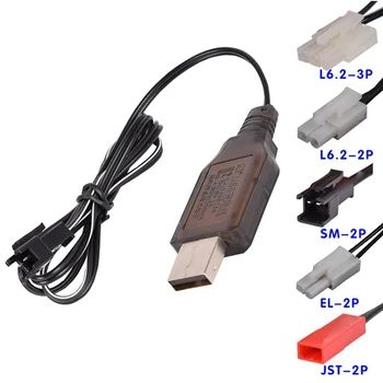4.8 V 250mA USB laadija EL-2P/JST-2P/L6.2-2P/3.5 MM/SM-2P Pistik RC Mänguasjad Autod, Paadid Osad 4.8 v, Ni-Cd Ni-MH Akud Pack 149519