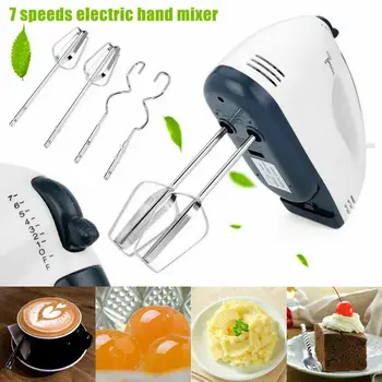 4 in 1 multifunktsionaalne Mini Electric Mixer Food Blender Handmixer Muna Peksja Automaatne Koor Kook Küpsetamist Tainas Roostevaba Segisti