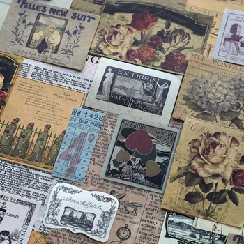 40pcs/palju Kawaii Kirjatarvete Kleebised Vintage käsikiri renessanss Dekoratiivsed Mobiil Kleebised Scrapbooking DIY Käsitöö Kleebised