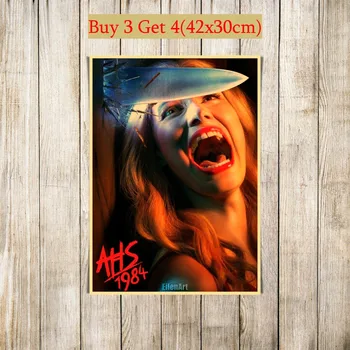 42 Kujunduse telesaate American Horror Story Jõupaber Plakat Kunsti Maali Väljamõeldud Seina Kleebis 42X30cm