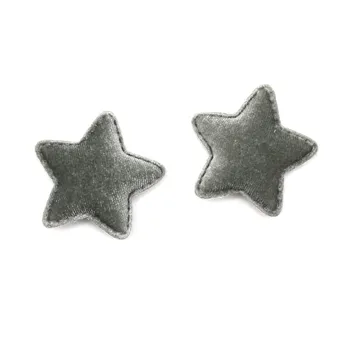 42Pcs 4.8 cm Flannelette Star Kujuga Polsterdatud Appliques Lapsed BB Clip DIY velvet Decor Ornament ja Rõivaste Aksessuaarid hulgimüük
