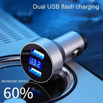 45% Kuum Müüki!!! 5V/2.4 Mini Dual USB-multifunktsionaalne Digitaalne Ekraan Auto, Mobiiltelefoni Laadija Voltmeeter