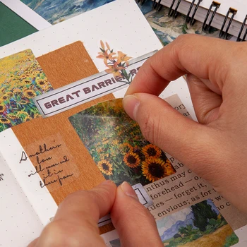 45 tk/pakk Van Gogh Kuulsad maalid Kleebiste pakett DIY päevik teenetemärgi kleebis album scrapbooking Diy Kleepsud esteetiline