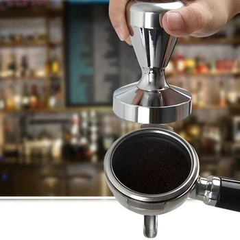 49/51/57.5/58mm Espresso Kohvi Tamper Reguleeritav Kohvi Tamper Barista Roostevabast Terasest alust Coffee Bean Vajutage Barista Vahendid Kuum