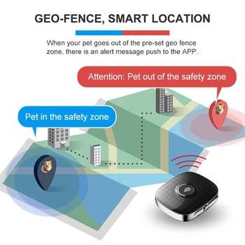 4G Koera GPS Tracker Veekindel Lemmikloom Kass Anti-Kaotatud Asukoha Jälgimine Mini Smart Krae GPS Seade, millel on Elektriline Tara