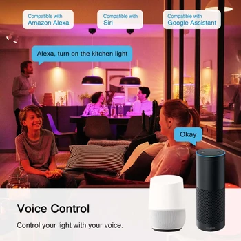 4W GU10 LED Tõmbamisega Smart Pirn Laes Tuled Võivad Olla Ühendatud Wifi kaudu puldiga Ja Alexa Ühilduv Kodu hääljuhtimine