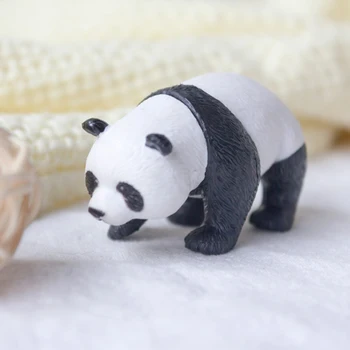 4tk Mini Panda Kujukeste Decor Koogikarpides Torukübar Mikro-Tarvik Kodu Kaunistamiseks Lipu Teenetemärgi Poiss Sünnipäeva Super Armas