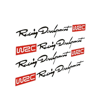 4tk Mood Creative Auto Dekoratiivsed Kleebised World Racing Development WRC Auto Ukse Käepide Vinüül Auto Kere Kleebised