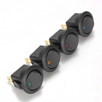 4tk/Set 12V Ring Auto LED Dot Valgust Maha Fikseerimine Surunupp-Lüliti Lülitab auto tarvikud 2020