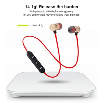 5.0 Bluetooth Kõrvaklapid Sport Kaelus Magnet-Traadita kõrvaklapid Stereo Earbuds Muusika Kõrvaklapid Koos Mic xiaomi Samsung