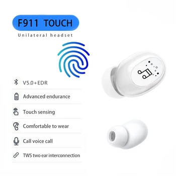 5.0 Traadita Müra Tühistamises Kõrvaklapid, Bluetooth Kõrvaklappide Handsfree Stereo Nähtamatu Lud Peakomplekt TWS Earbud Mikrofoniga 126810