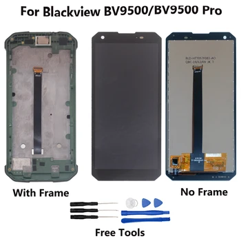 5.7 Tollise Jaoks Blackview BV9500 LCD Ekraan Puutetundlik Digitizer paigaldus Raam Varuosade Jaoks BV9500 Pro