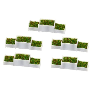5 Pack HO 1/100 lillepeenarde Miniatuuri Parkimine Tänaval Maastik Diorama