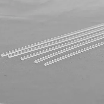 5 Tükki Akrüül Selge Ring s Rod 250mm Pikkus Mudeli Stseeni DIY käsitöö arhitektuuri-Liiva Tabel mudel Materjal Tarvikud