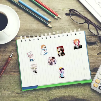 50 Tk/pakk Kirjatarvete Anime Bungo Hulkuvad Koerad Kleebised Veekindel DIY Decor Kleebised Kiivri Kohver Sülearvuti Kitarr Kleebis