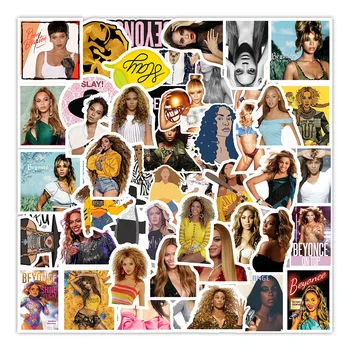 50 Tükki Beyonce Graffiti Kleebised Auto Pagasiruumi Vee Tassi Tasakaalu Auto Teenetemärgi Kleebised