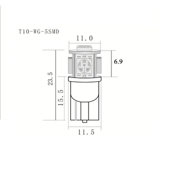 50 x Uus Soe Valge AC8V Kiilu Lamp LED Lambid SX1050 SX980 SX1080 SX1280 SX3800 SX3900 Pioneer ja Muud Vastuvõtjad 186362